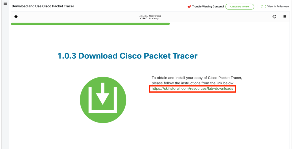 Cisco Packet Tracerのダウンロード方法13