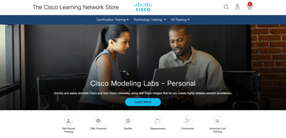 Cisco公式サイトのHP
